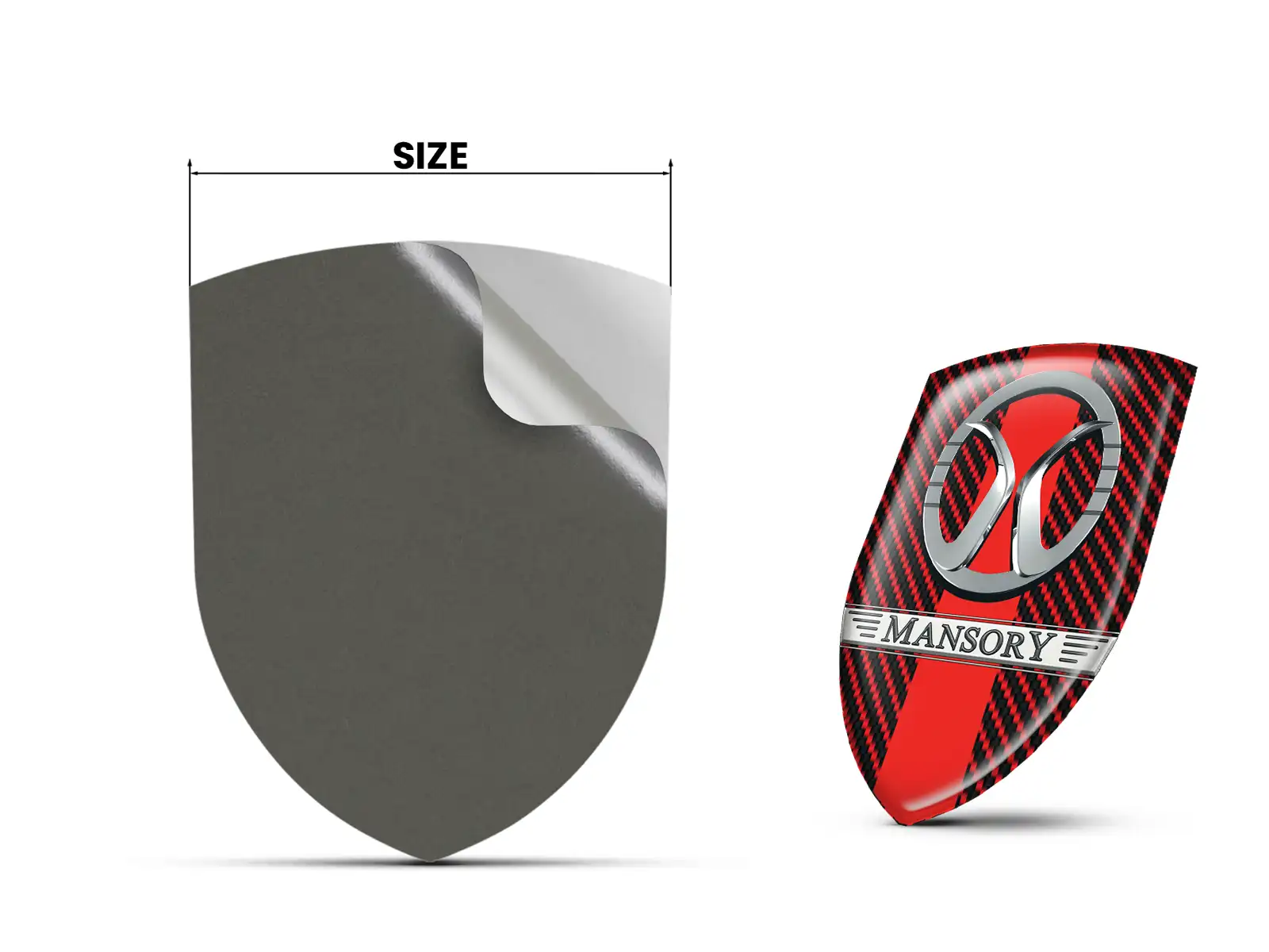 Mansory Adesivi Logo Aziendali Sportivi Stellari Sobri